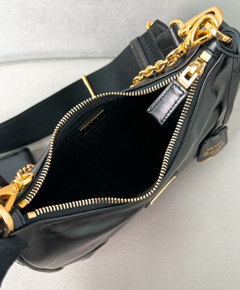 Prada Re-Edition 2005 Leather Bag 1BH204 Black